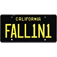 Lucifer | FALL1N1 | Metal Stamped License Plate